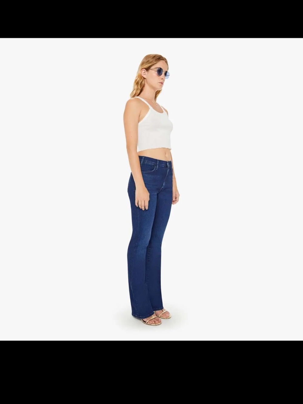 mother high rise bootcut jeans